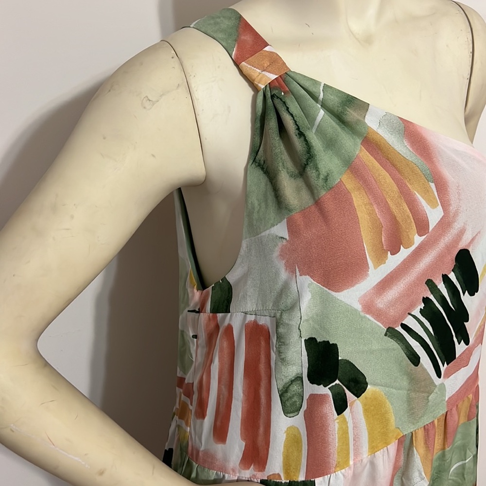 Entro Ruffle, One Shoulder Dress - Picture 2 of 9